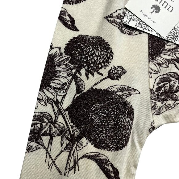 Kate Quinn New With Tags Bamboo Botanical Print Panda Pants Size 12-18 Months - Picture 2 of 4